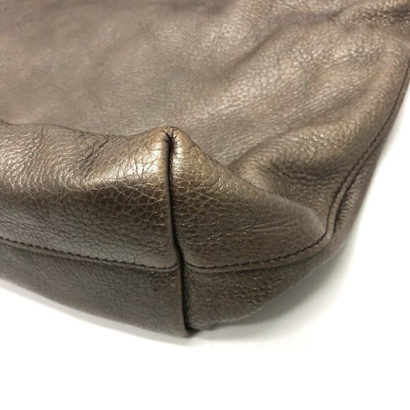 PRADA logo Bag 2WAY Tote Bag Leather Brown - Picture 4 of 16